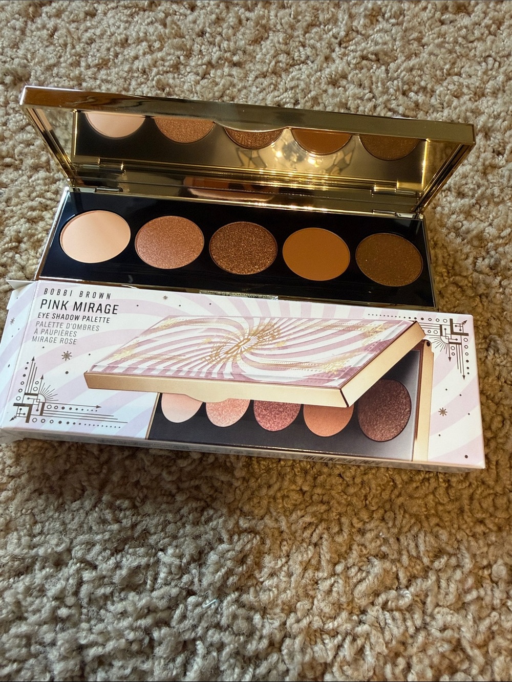 Bobbi Brown Pink Mirage Eyeshadow Palette - Pink, Gold, Bronze, Champagne
